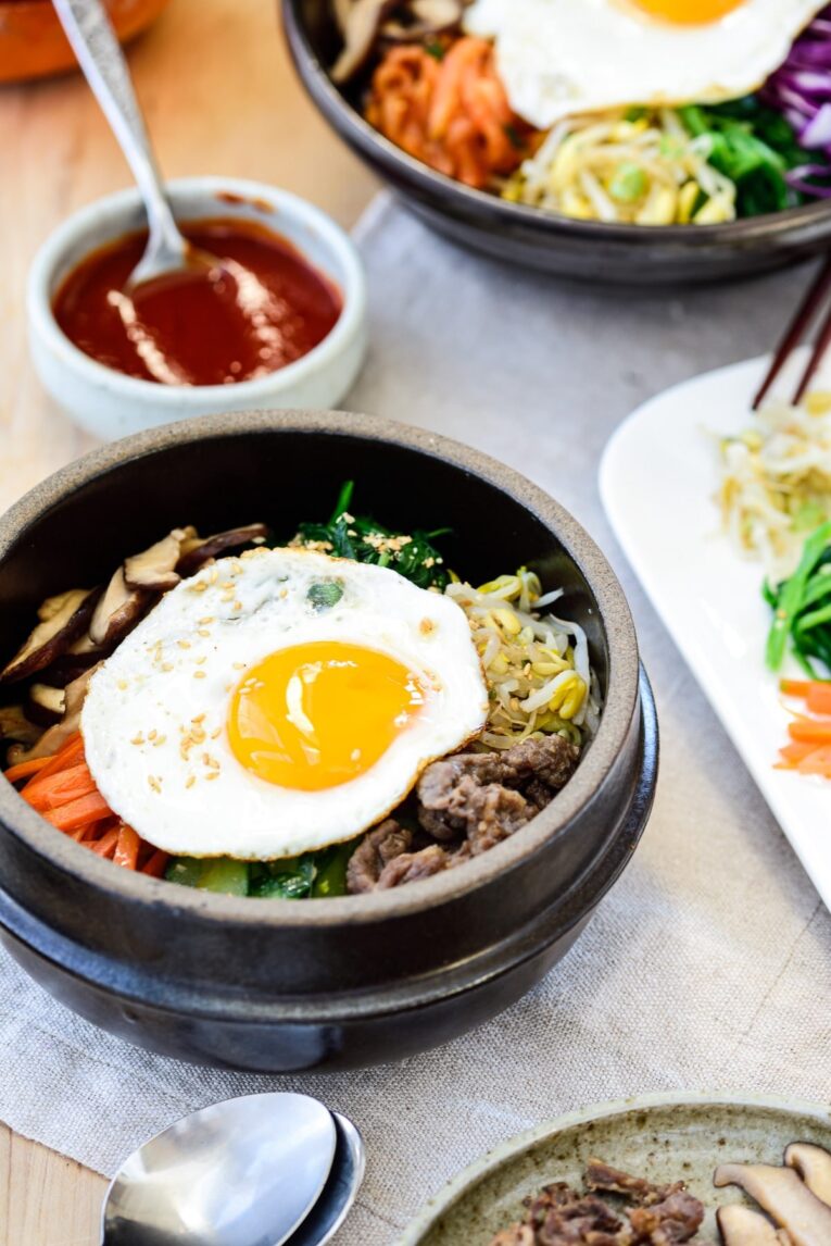 Ganjang Chicken Bi Bim Bap